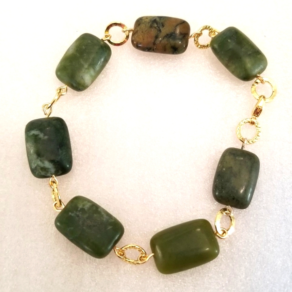 Genuine Canadian Jade Rectangular - image 1